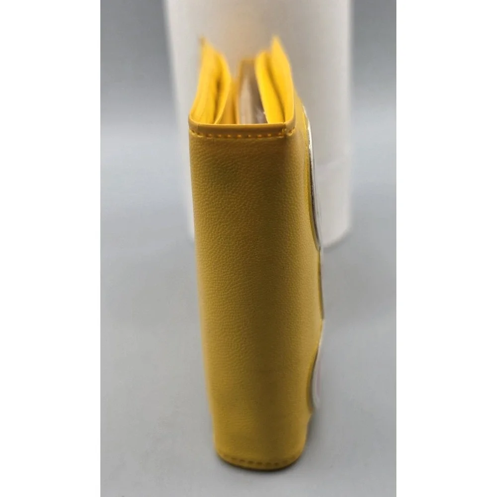 Vintage 1983 Hasbro Charmkins Yellow Wallet Brown Eyed Susan Vinyl Bifold Rare